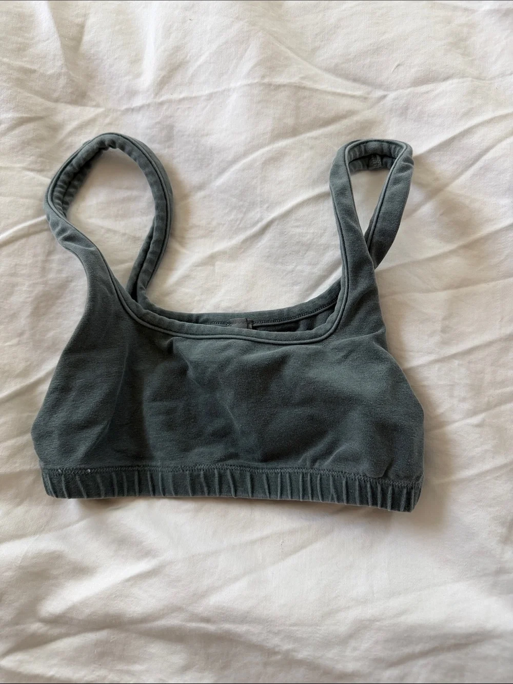 SKIMS Scoop Bralette in Slate Gray